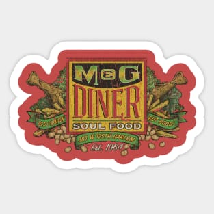 M&G Diner Soul Food 1964 Sticker